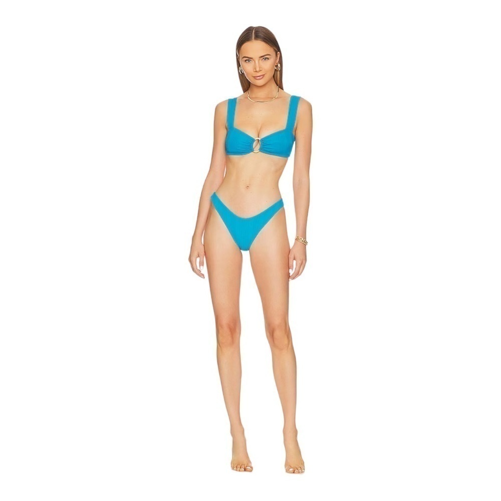 L*Space Willow Top/ Cabana Bottom Bikini - Electric Blue NWT - Picture 5 of 6